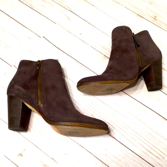 Ankle bootie Cole Haan Grand.OS brown size 8 genuine leather - Picture 1 of 9